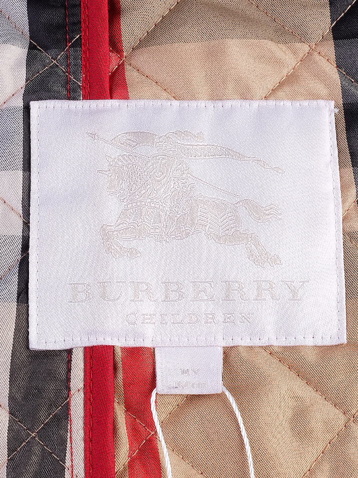 Excellent Burberry Red Quilted Jacket Size 14 for Kids