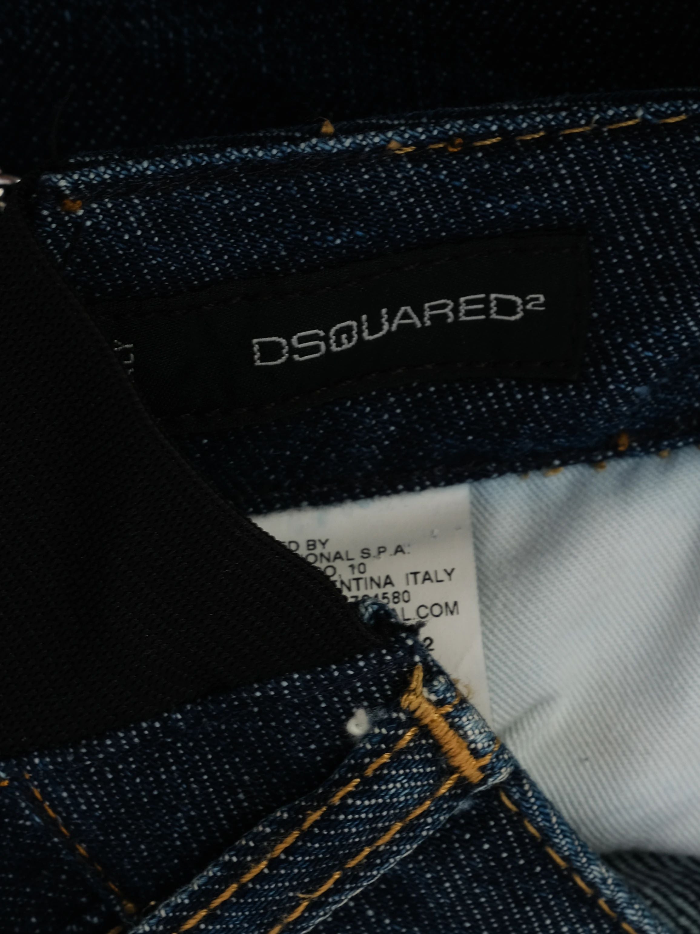 Excellent Dsquared2 WomenÕs Dark Blue Denim Jeans Size M