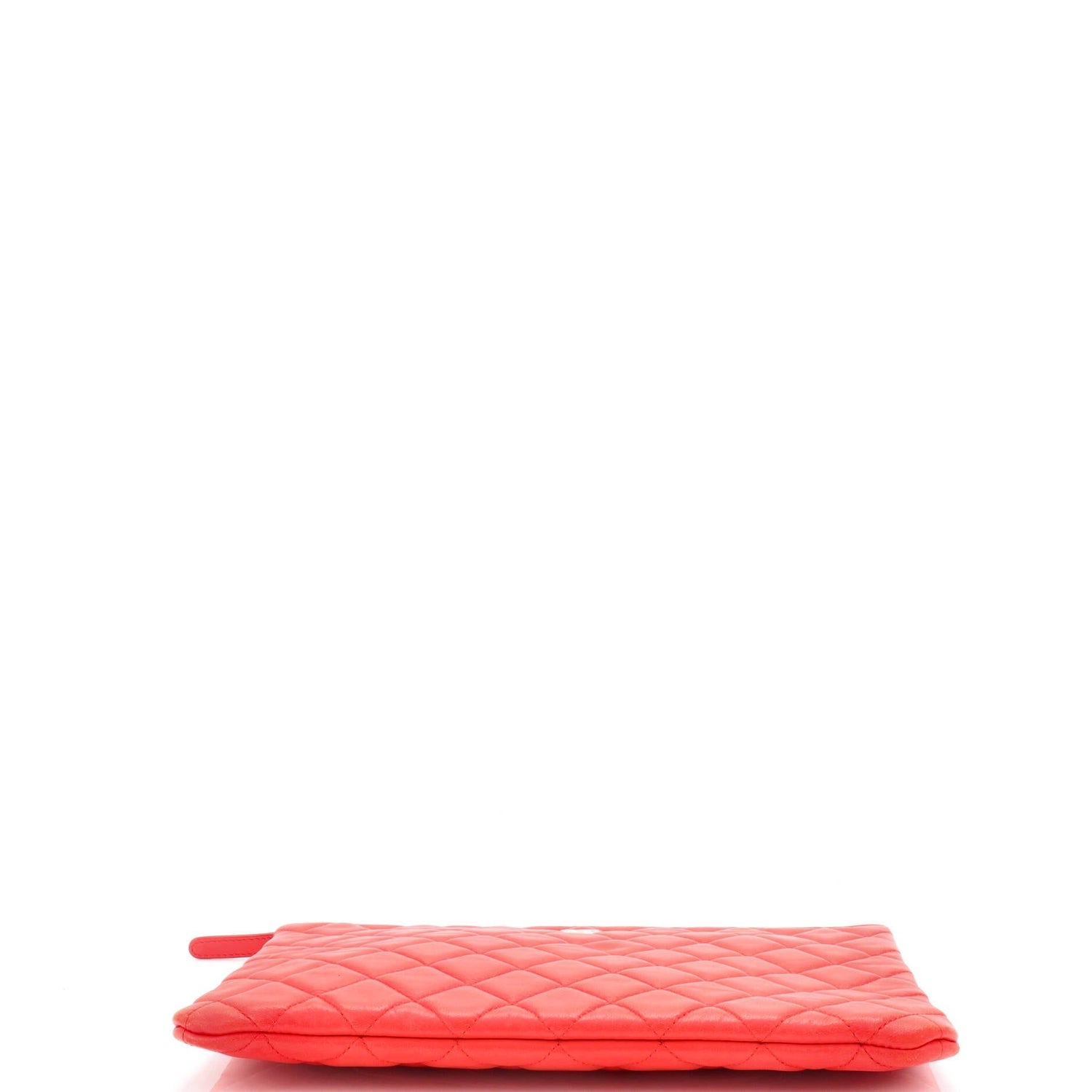 Chanel O Case Clutch Quilted Lambskin Medium