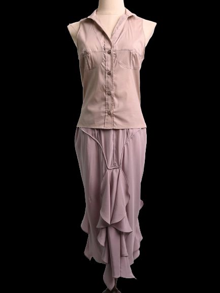 Excellent Saint Laurent White Nylon Women&