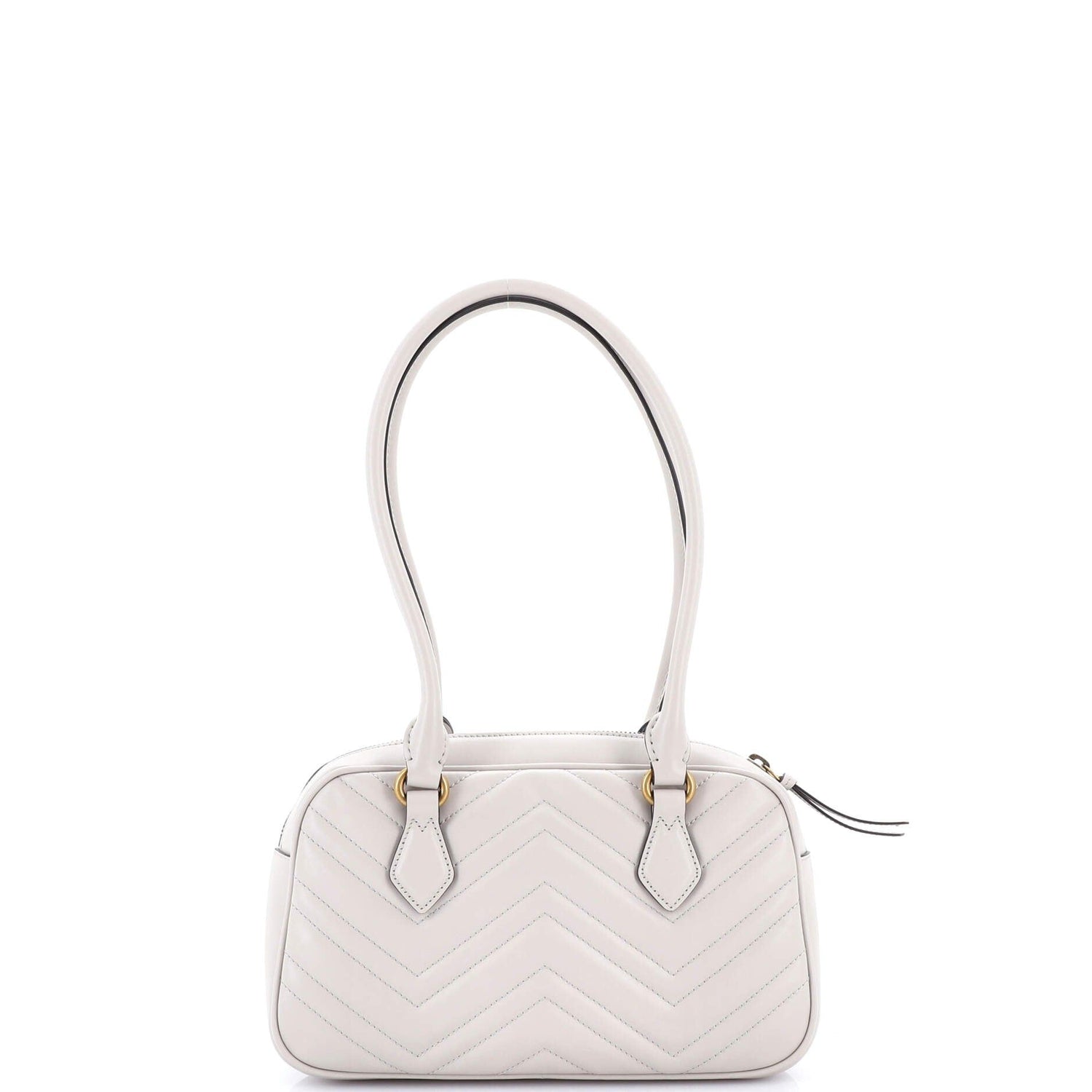 Gucci GG Marmont Top Handle Shoulder Bag Matelasse Leather Small