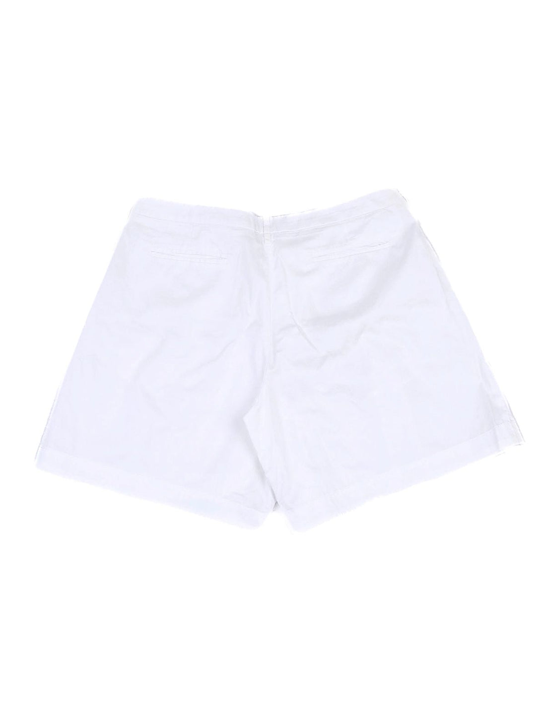 Excellent Emporio Armani White Cotton Shorts Size M for Women