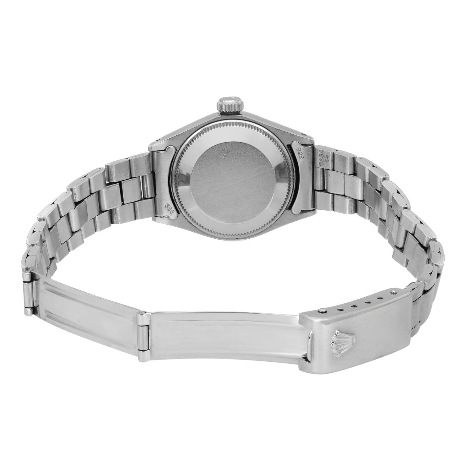 Rolex Perpetual Date 26mm Steel Slate Dial Ladies Automatic Watch 6916