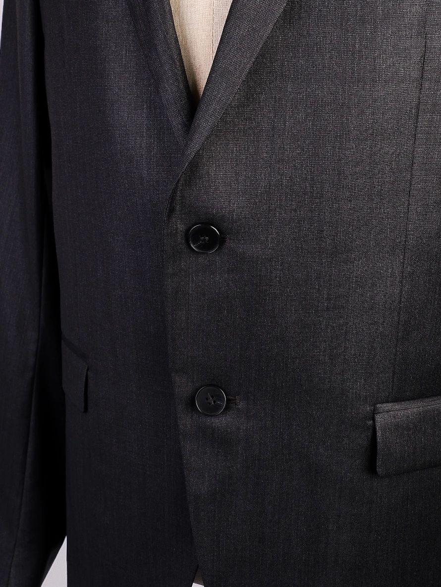 Excellent Cinque Black Suit Size M Viscose Jacket & Pants Set