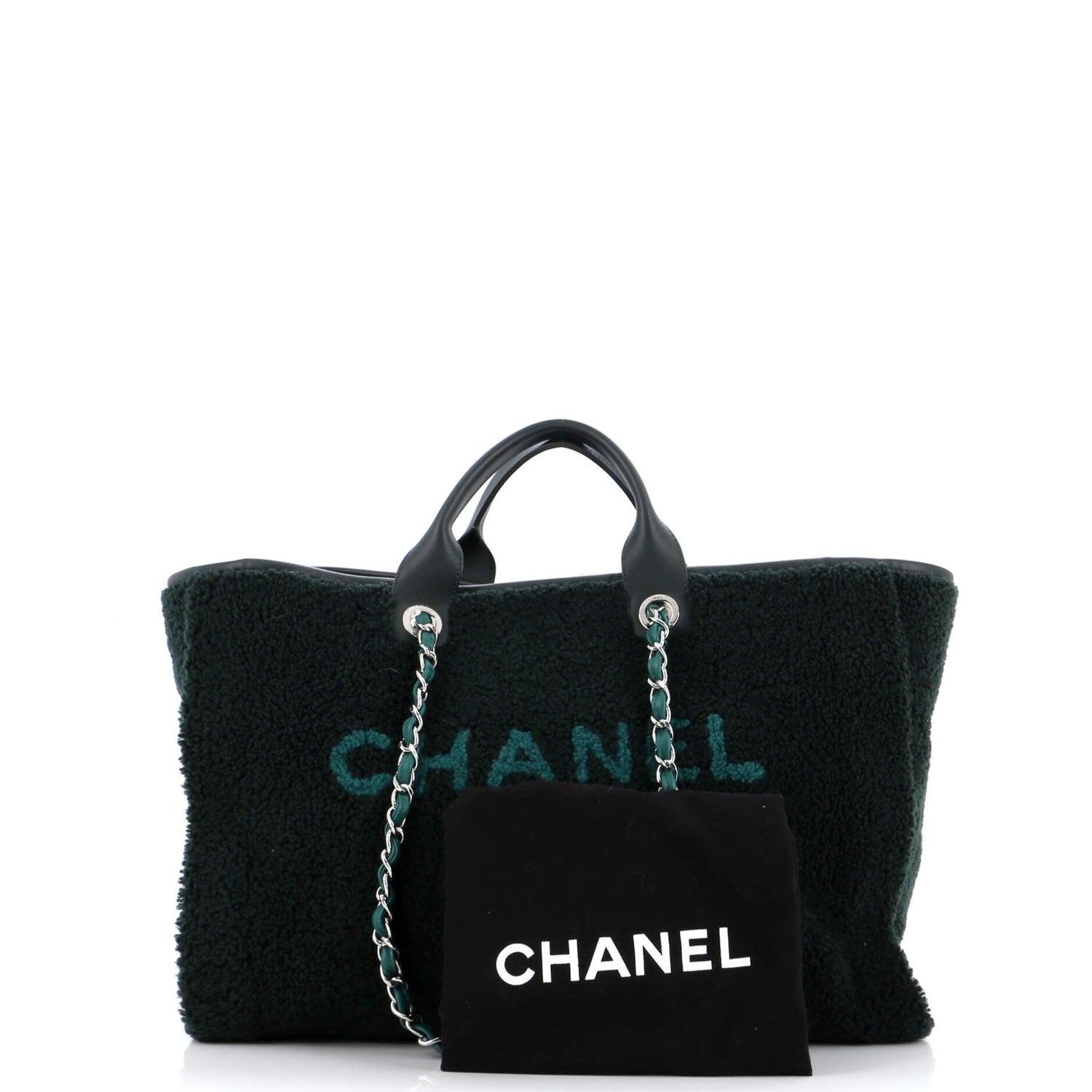 Chanel Deauville Tote Shearling Medium