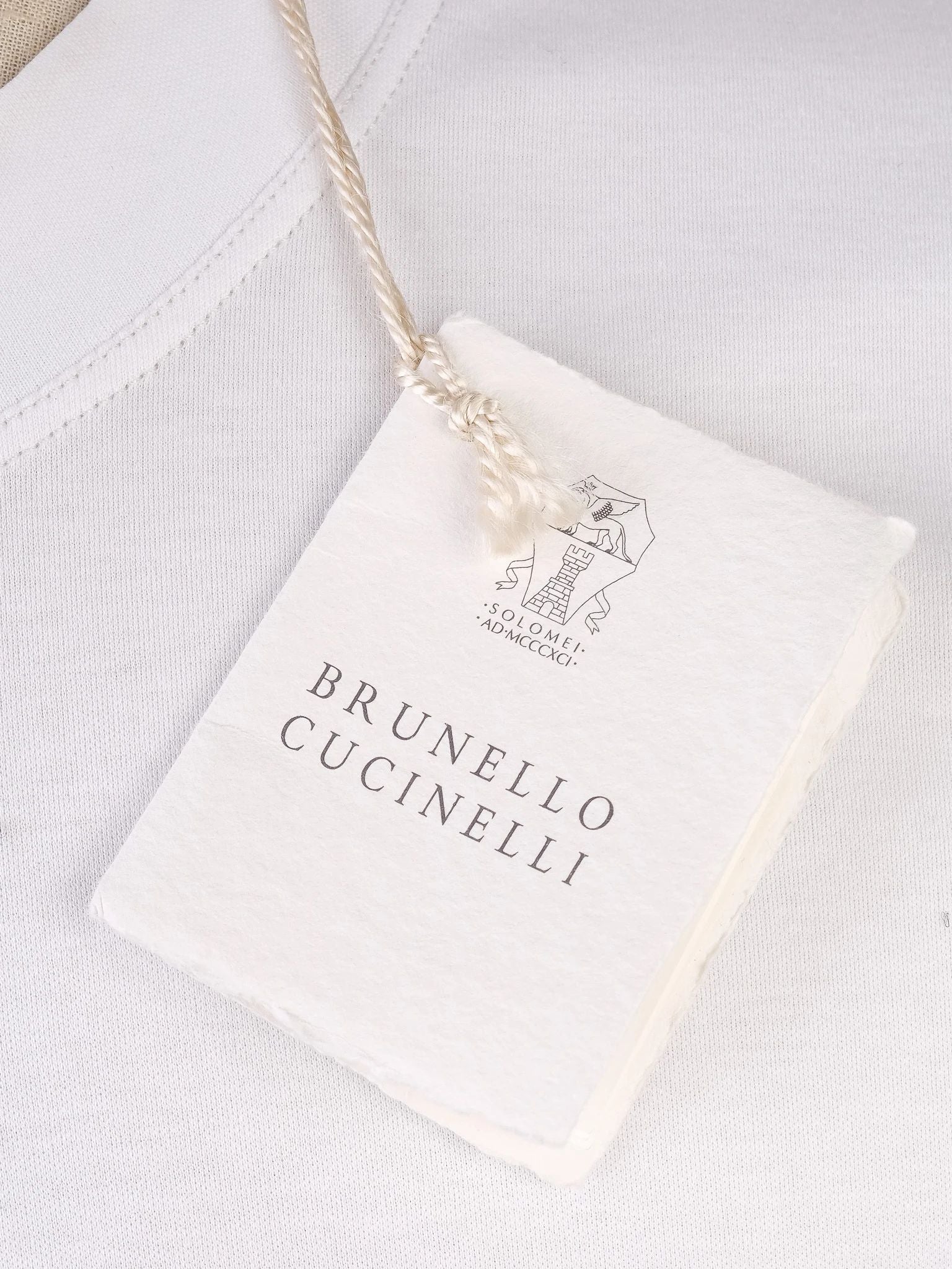 NEW Brunello Cucinelli White Cotton T-Shirt Size XL Men