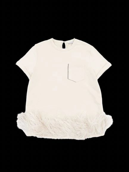 Excellent Brunello Cucinelli Orange Top for Kids Size 12