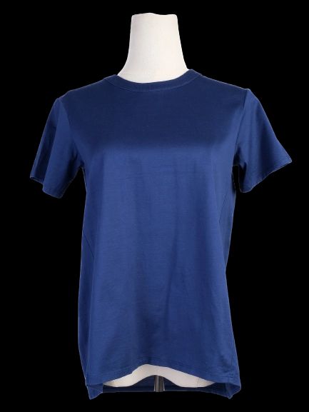 Excellent Weekend MaxMara Blue Cotton T-Shirt Size XS