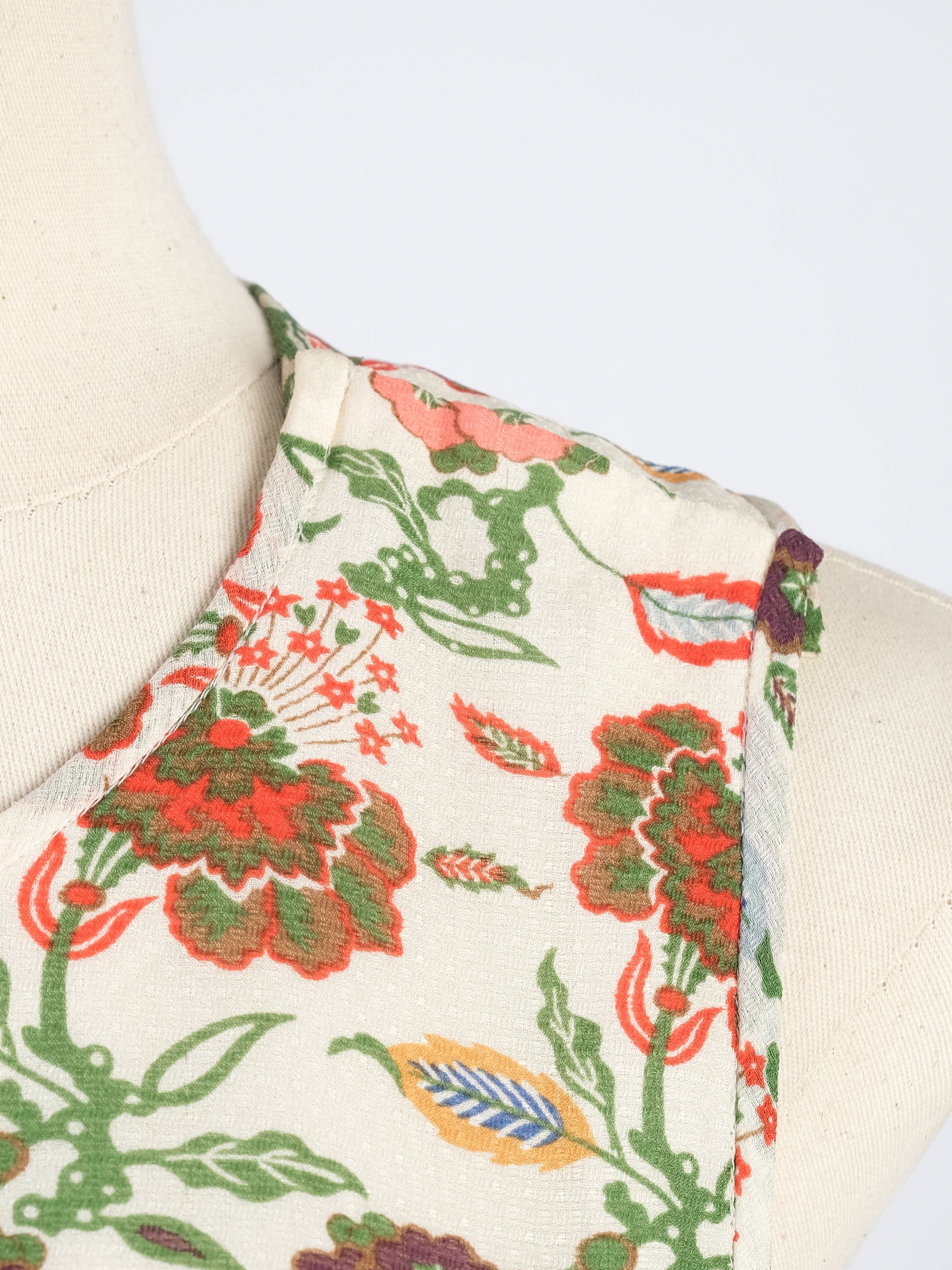 Tory Burch Floral Maxi Dress Silk Sleeveless Size S Excellent