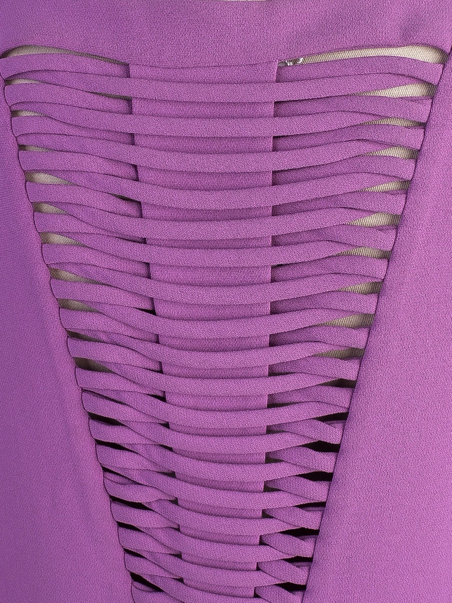 Excellent Robert Rodriguez Purple Sleeveless Dress Size M