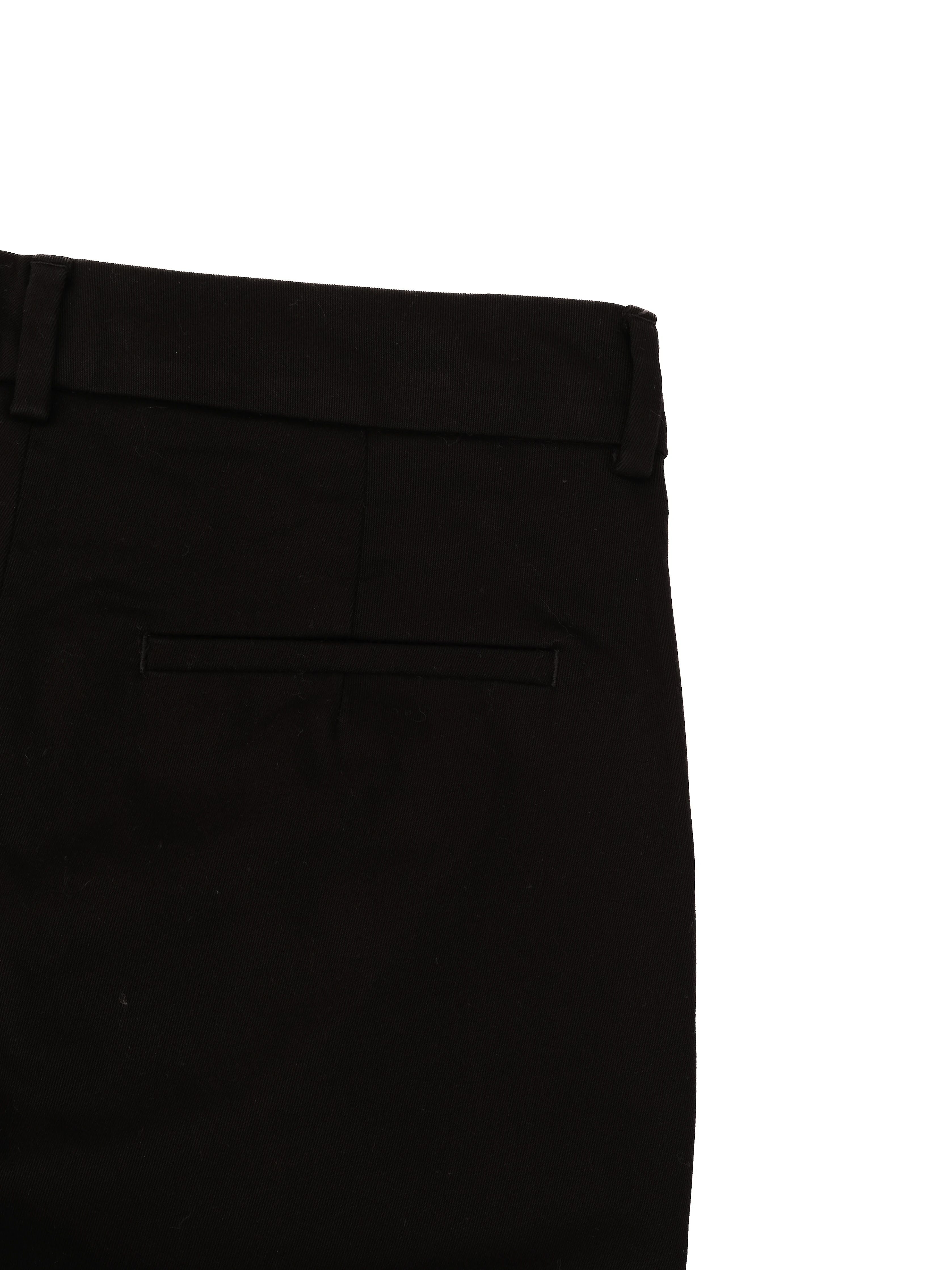 Sportmax Excellent Black Pants Size M 97% Cotton 3% Elastane