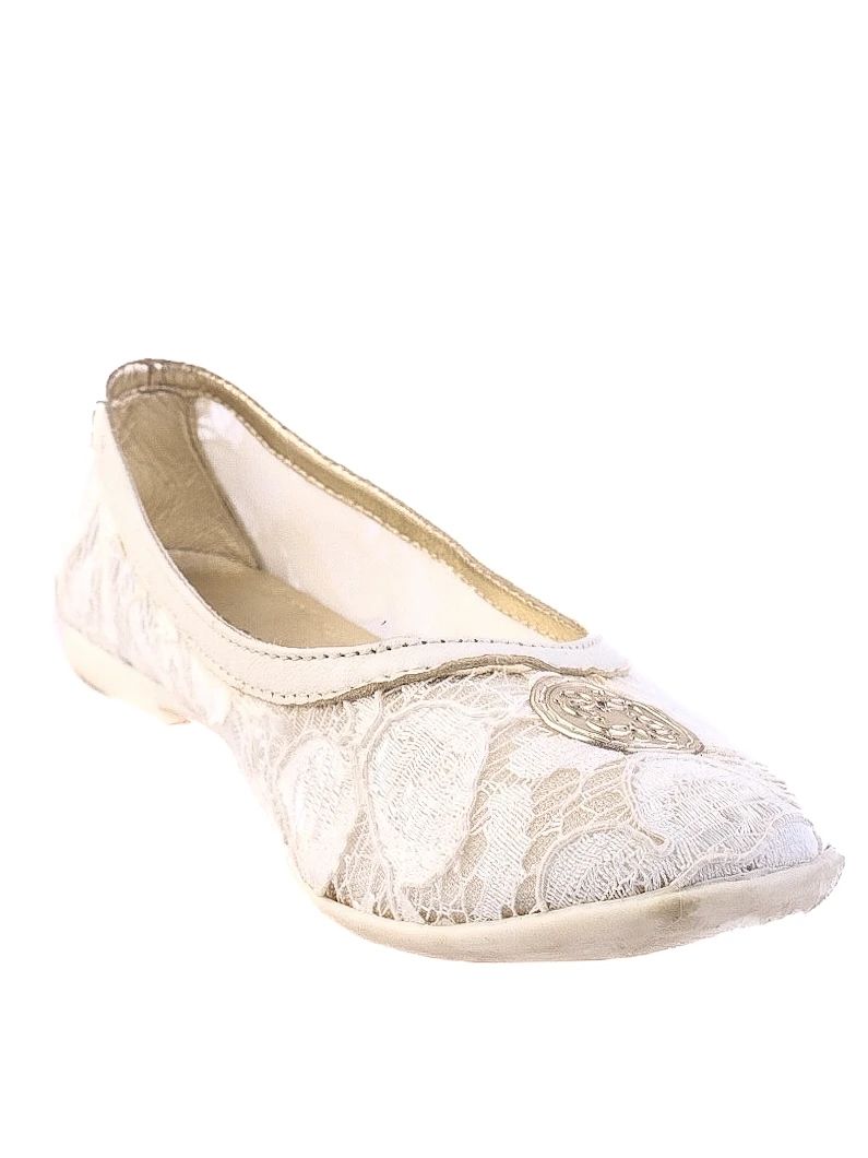 EXCELLENT Elie Saab White Lace Flats for Kids Size 31