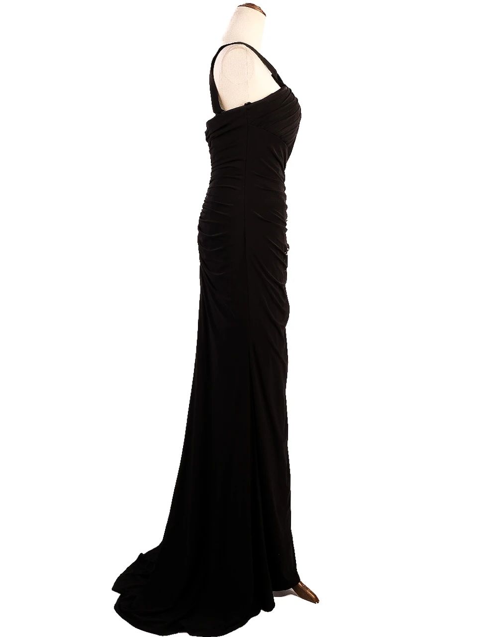 Perfect Sherri Hill Black Dress XXS Single Shoulder Glamour