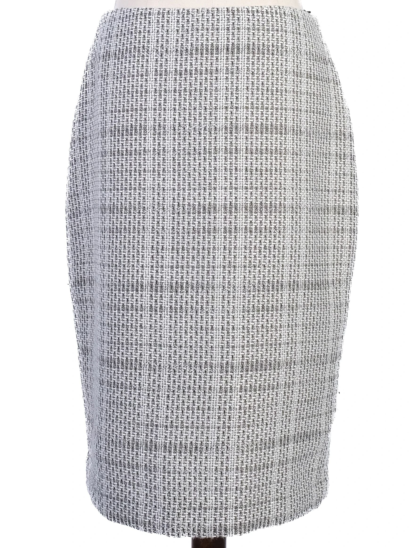 Excellent Karl Lagerfeld Gray Tweed Pencil Skirt Size XS