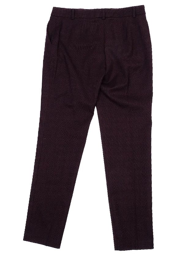 Luisa Spagnoli Red Wool Trousers Size M Excellent Condition