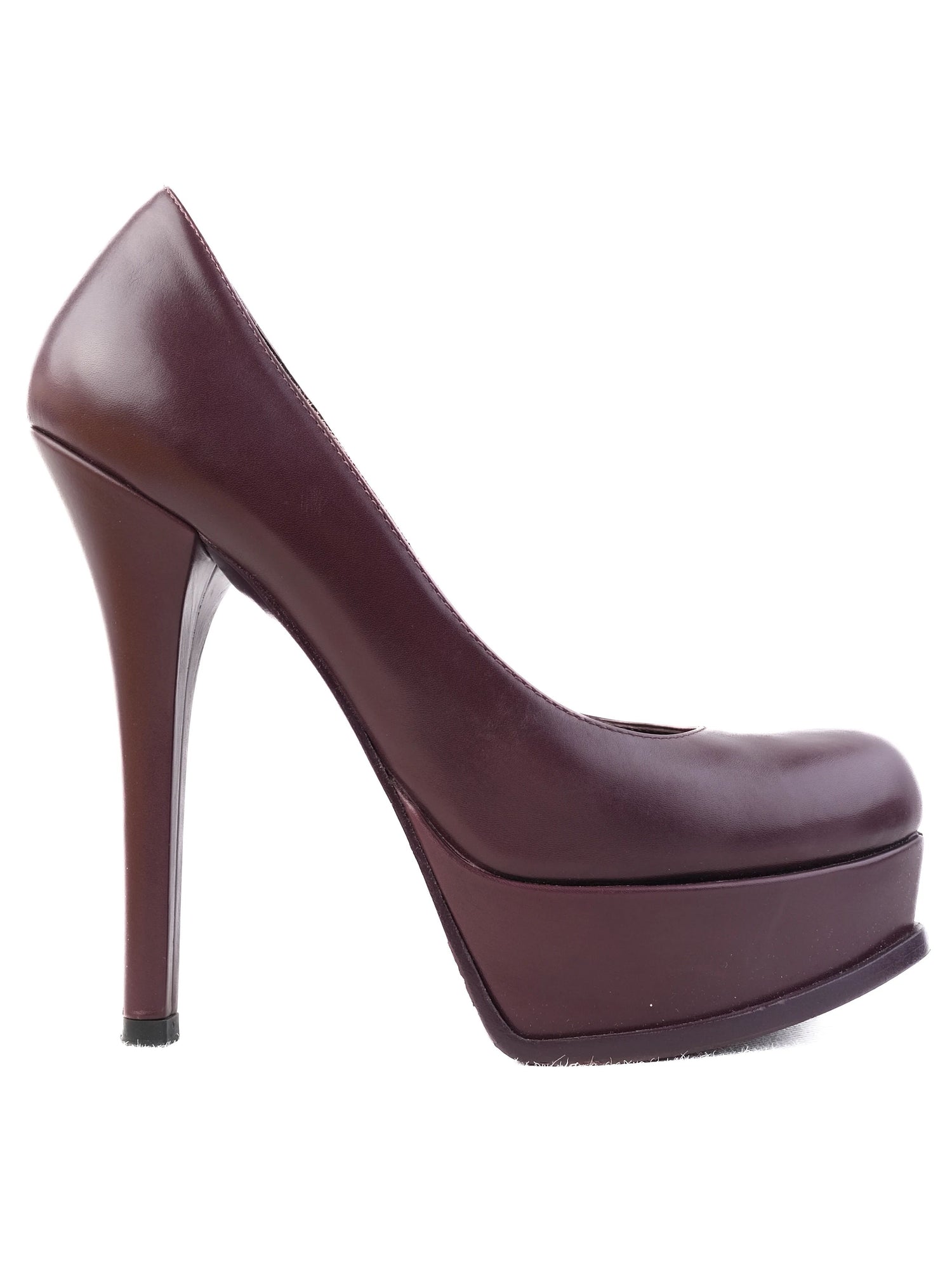 Excellent Fendi Purple Leather High-Heeled Pumps Size 38.5
