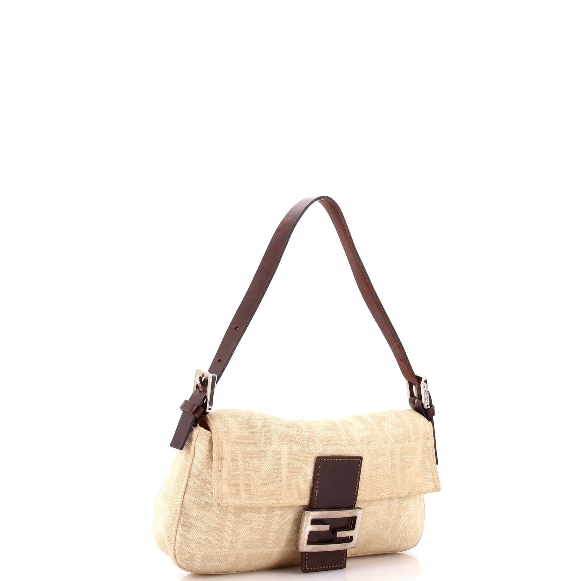 Fendi Baguette Bag Zucca Canvas
