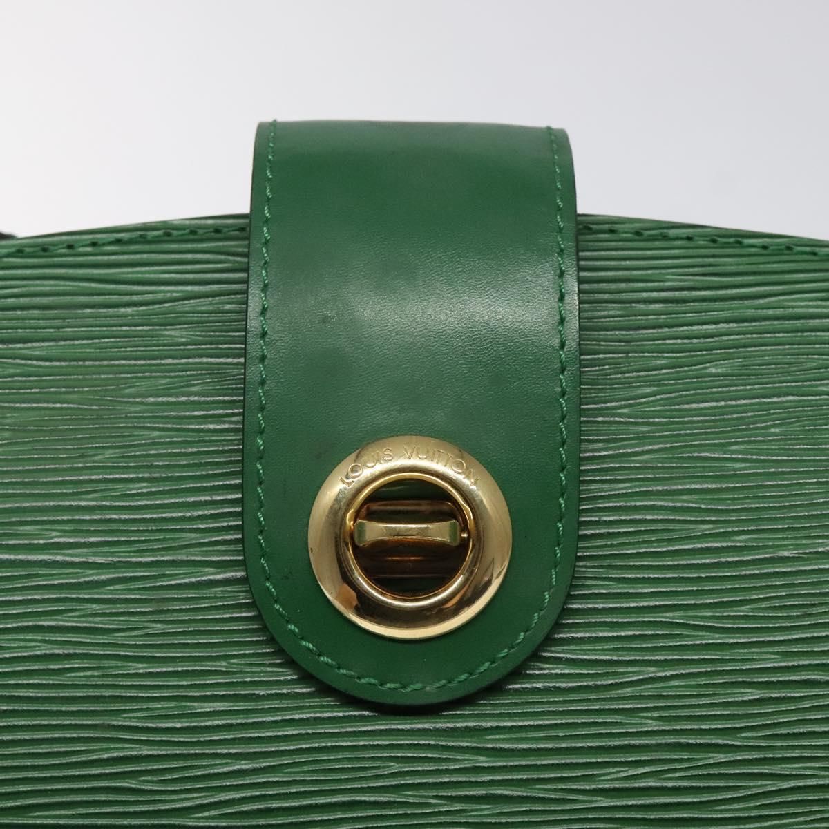 Louis Vuitton Epi Capuchin Shoulder Bag Green M 52344 Lv Auth