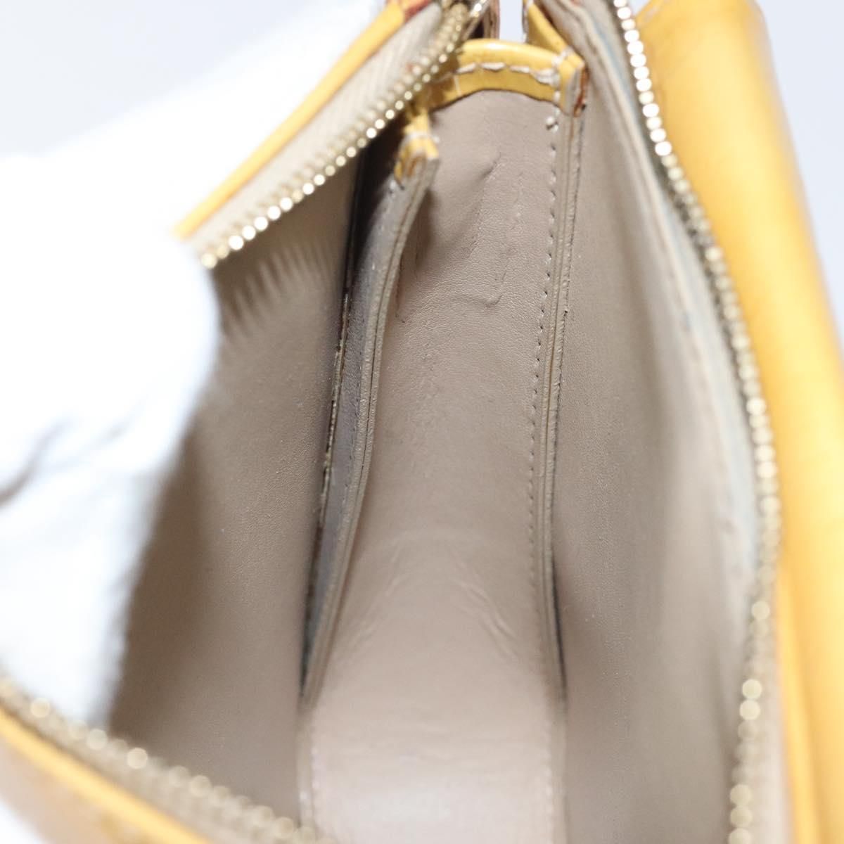 Louis Vuitton Vernis Motto Accessory Pouch Beige M 91136 Lv Auth