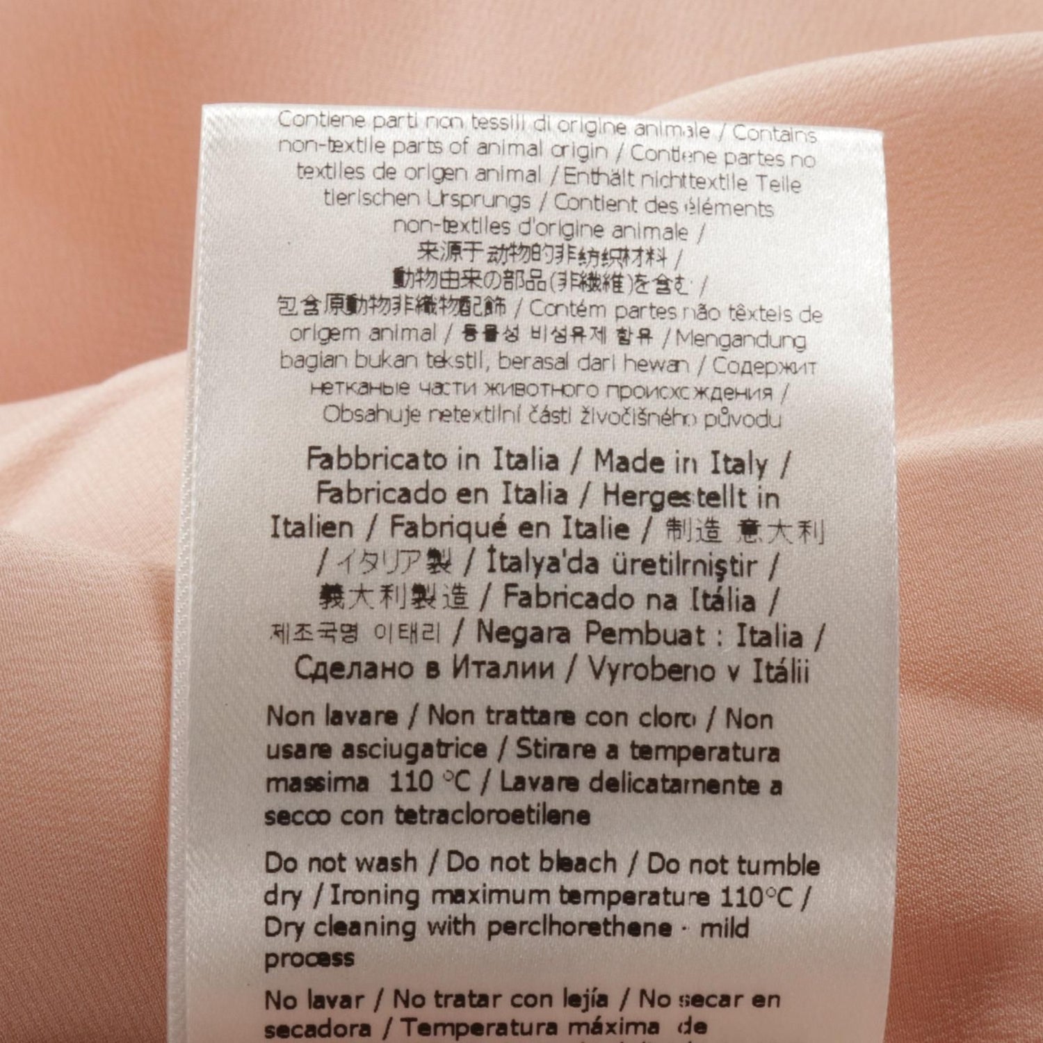 Fendi Blouse Pink Silk Fs 7350