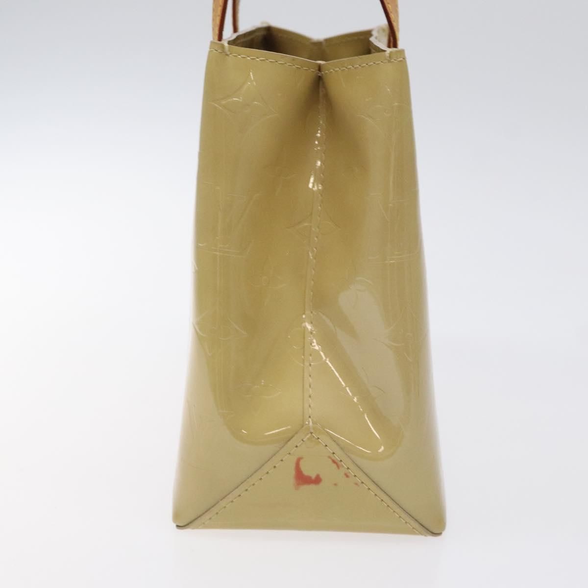 Louis Vuitton Vernis Reade Pm Hand Bag Beige M 91334 Lv Auth