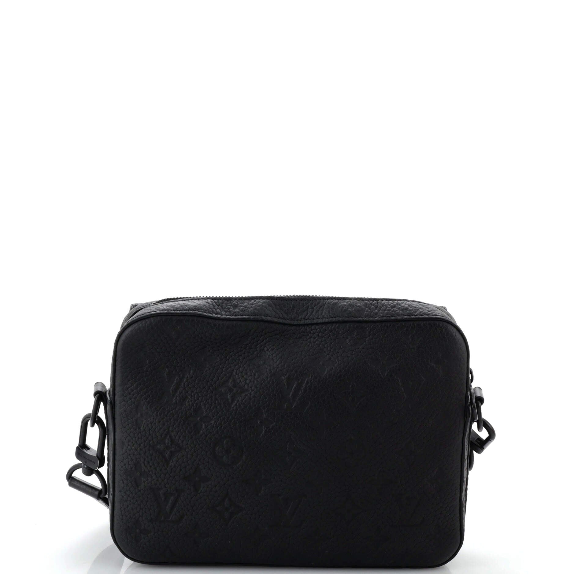 Louis Vuitton Steamer Messenger Bag Monogram Taurillon Leather