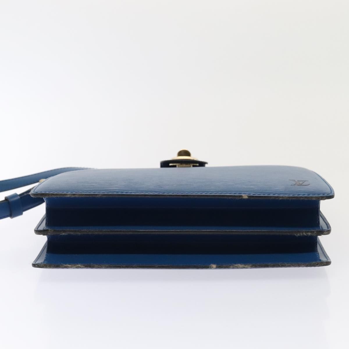 Louis Vuitton Epi Capuchin Shoulder Bag Blue M 52345 Lv Auth