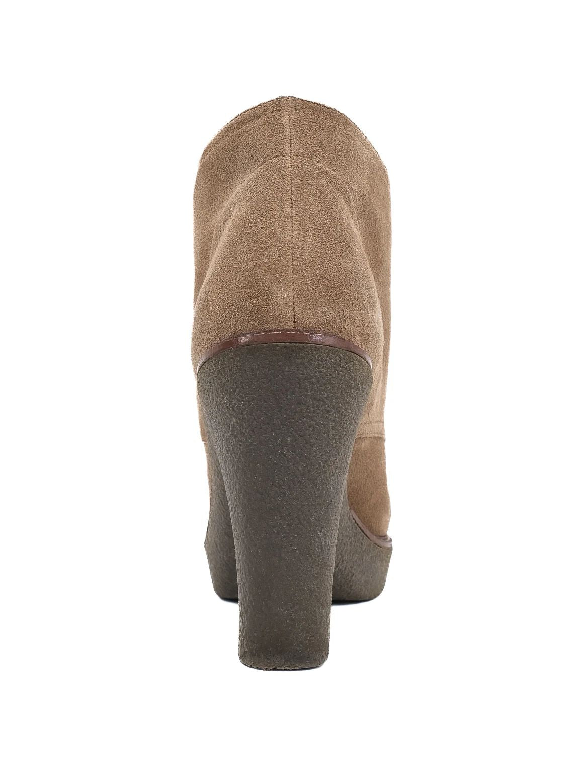 Emporio Armani Orange Genuine Suede Ankle Boots Size 37.5