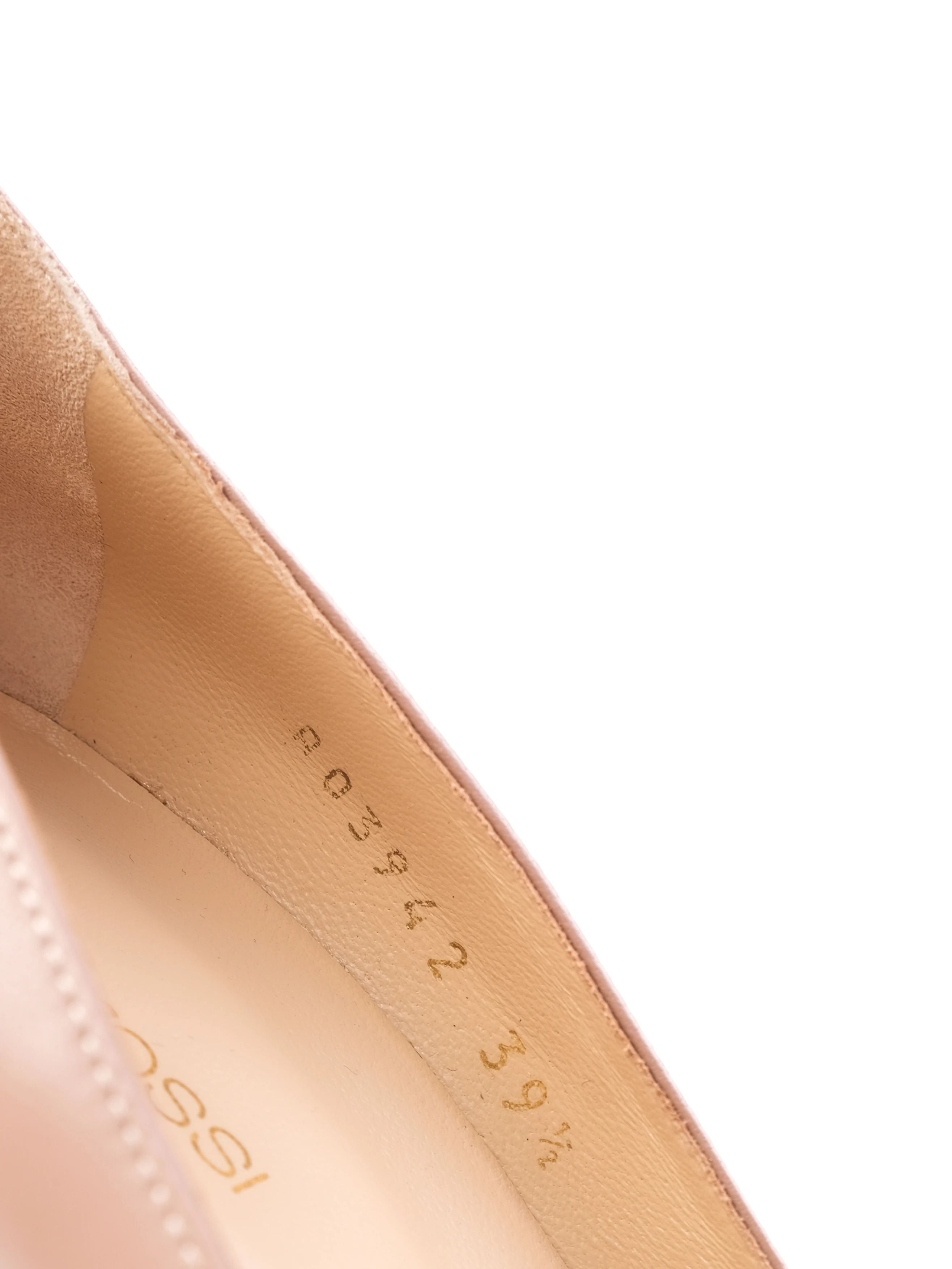 NEW Sergio Rossi Pink Leather High-Heeled Pumps Size N/A