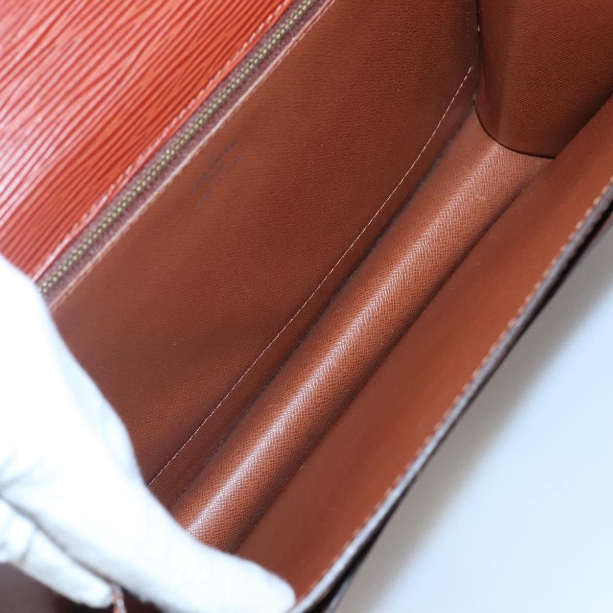 Louis Vuitton Epi Monceau 28 Hand Bag Brown M 52123 Lv Auth