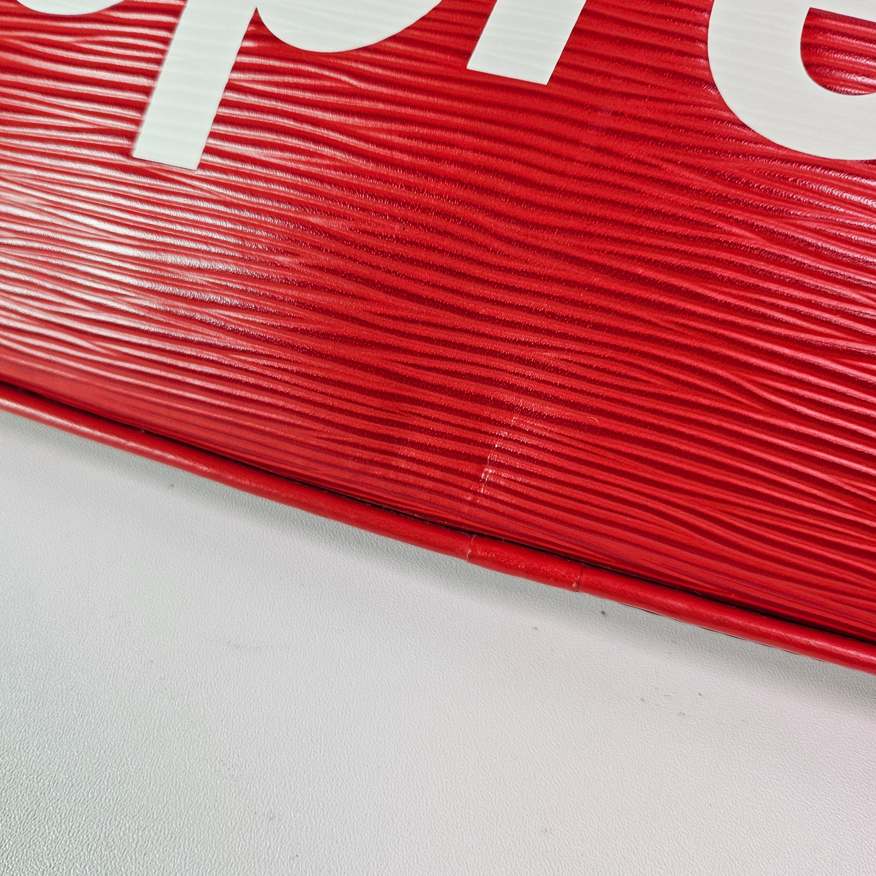 Louis Vuitton Supreme Red White Epi Bumbag