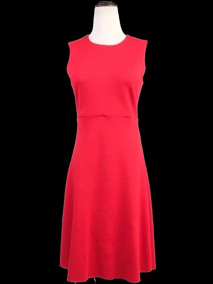 Joseph Red Wool Sleeveless Dress Size S - Excellent Condition