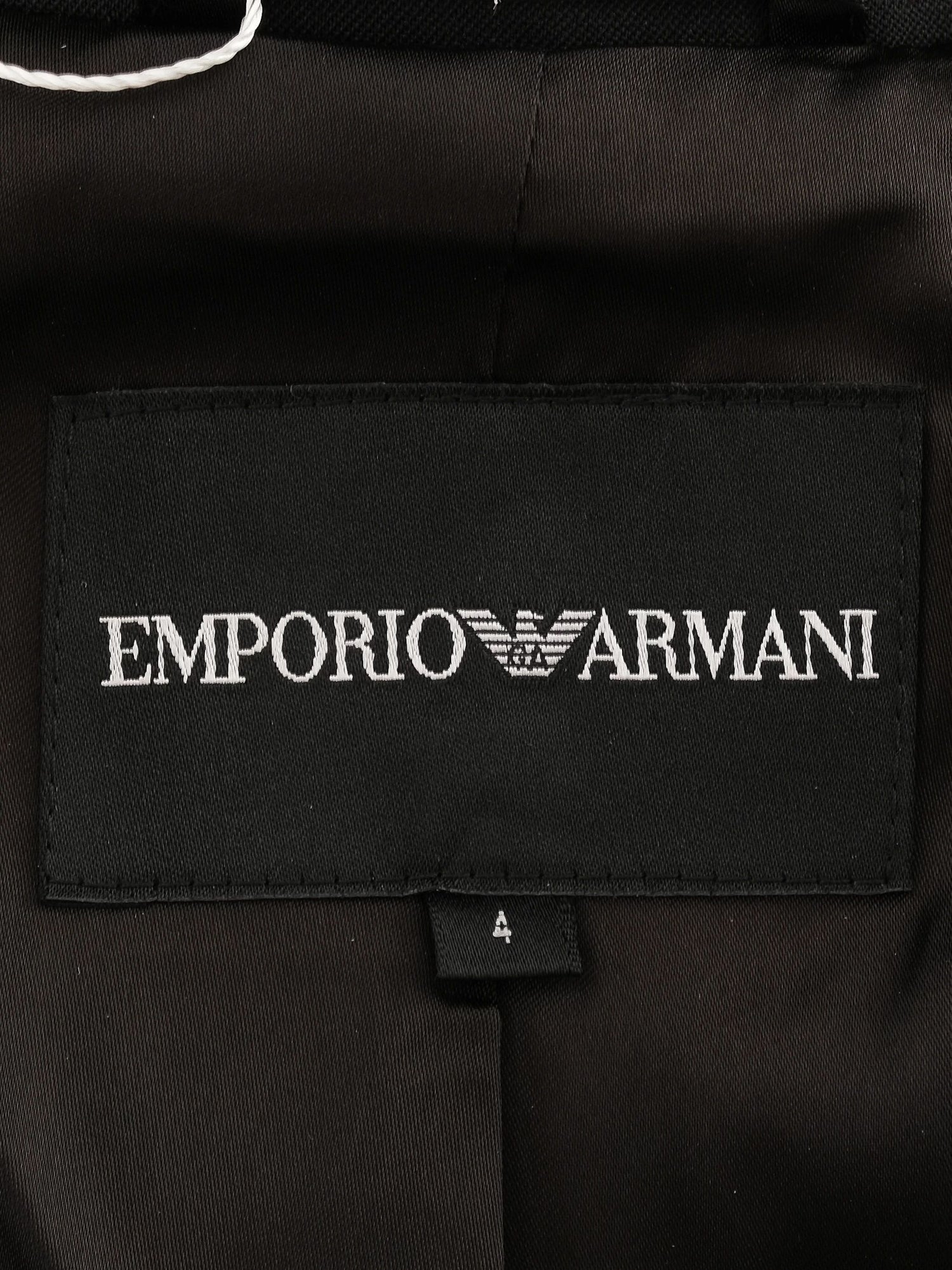 Excellent Emporio Armani Black Wool WomenÕs Coat Size S