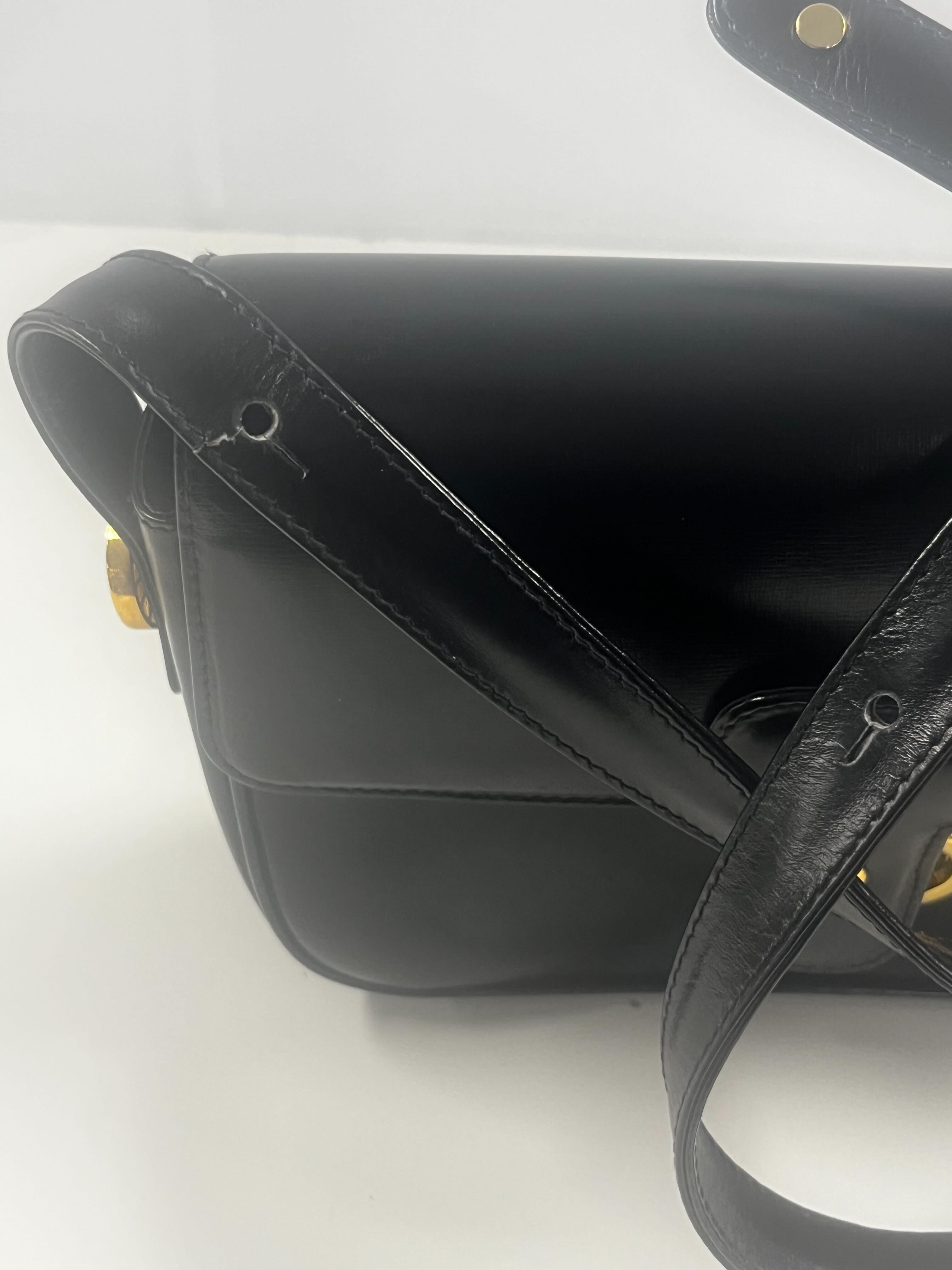 Celine Carriage Hardware Shoulder Leather Bag