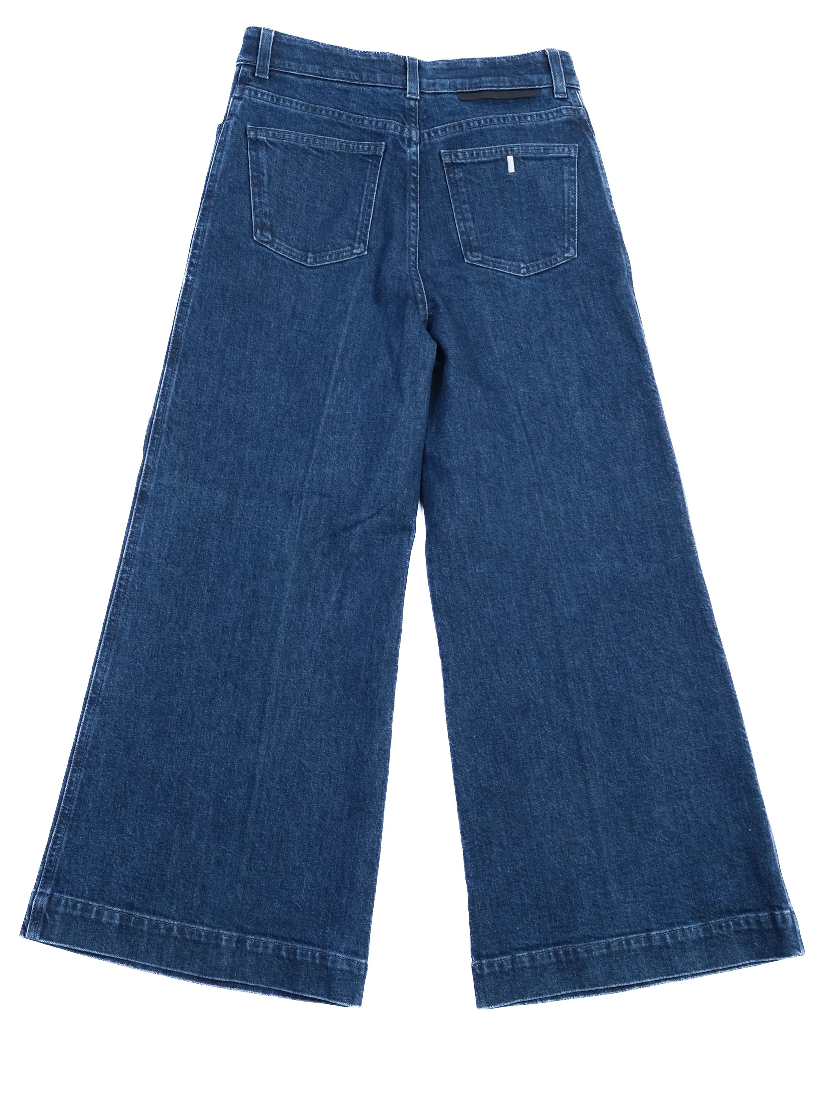 Excellent Stella McCartney Blue Wide-Leg Denim Jeans Size S