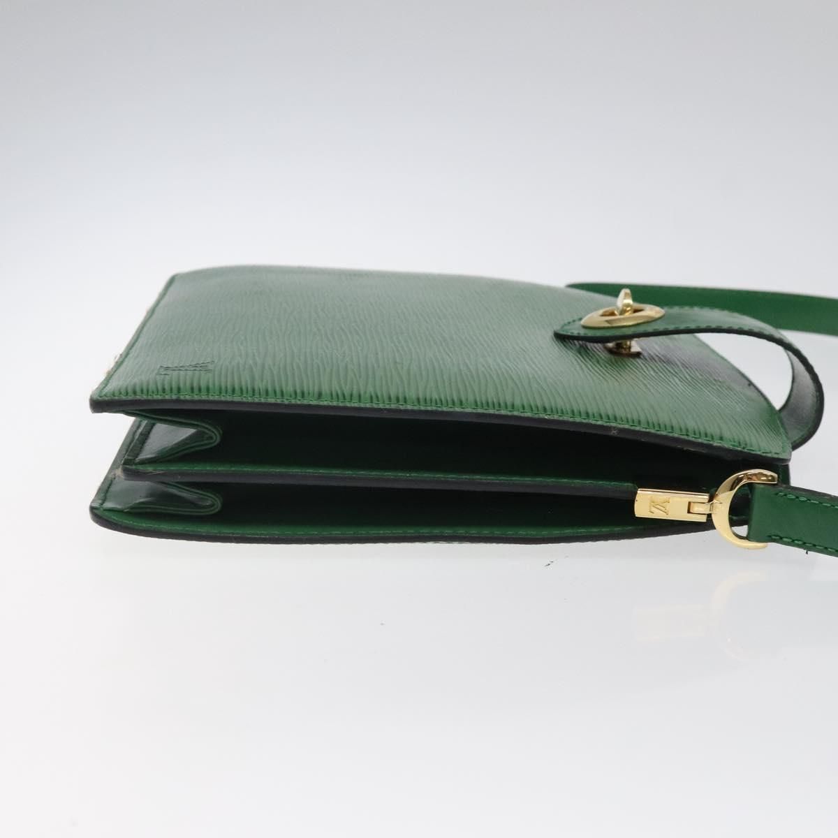 Louis Vuitton Epi Capuchin Shoulder Bag Green M 52344 Lv Auth