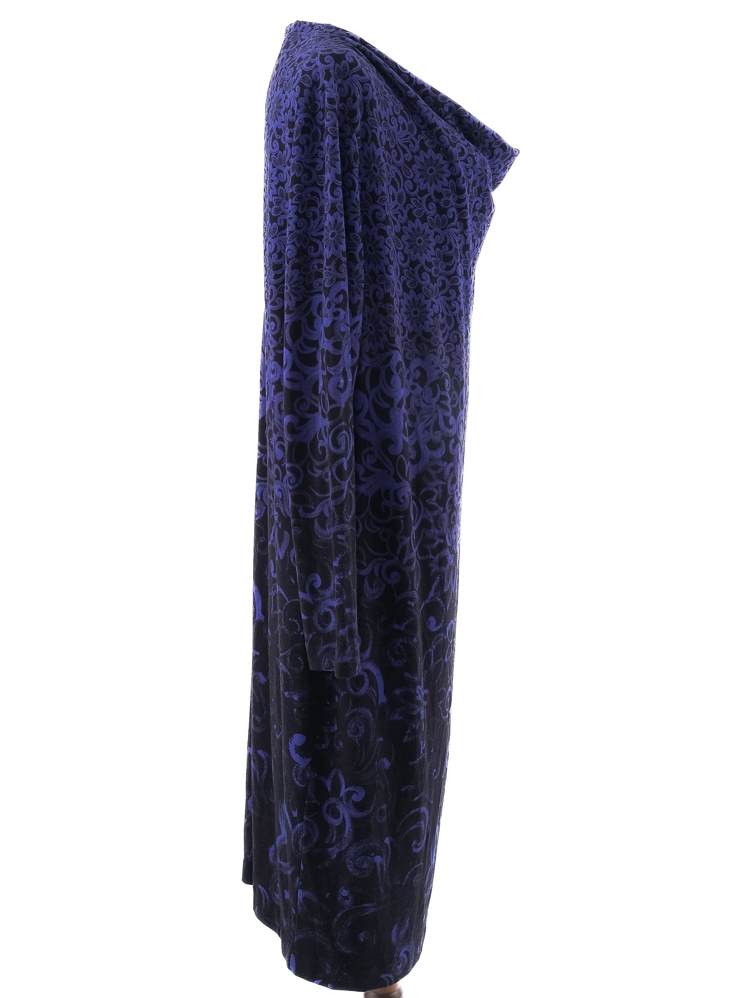Escada Excellent Condition Purple Viscose Midi Dress Size XL