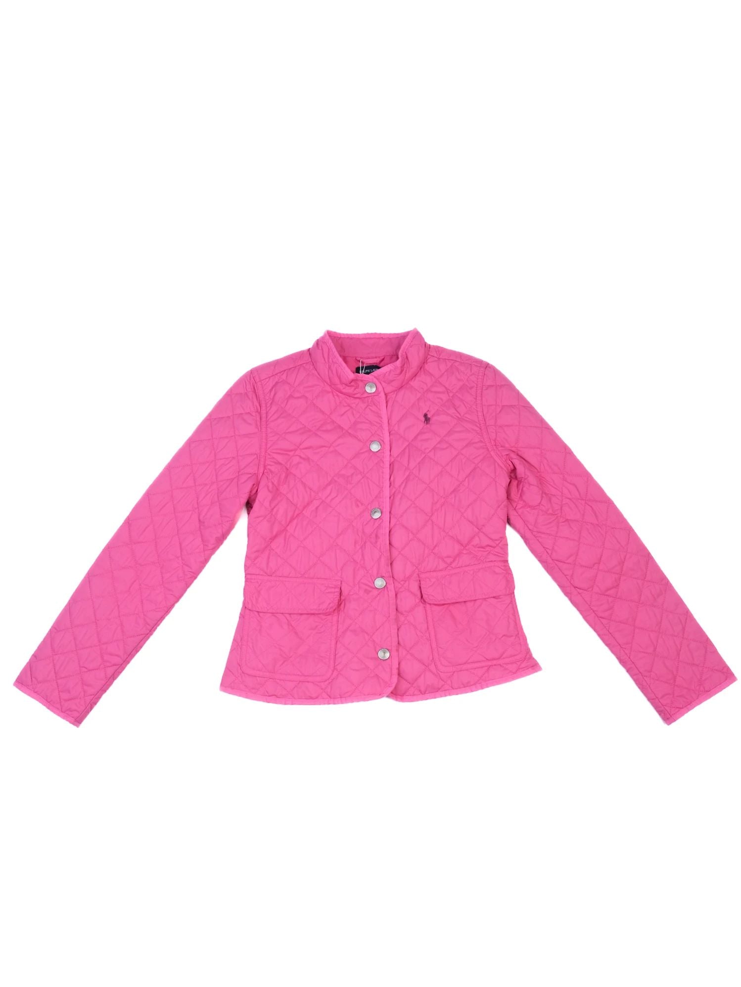 Excellent Ralph Lauren Pink Quilted Jacket Size 18 for Kids