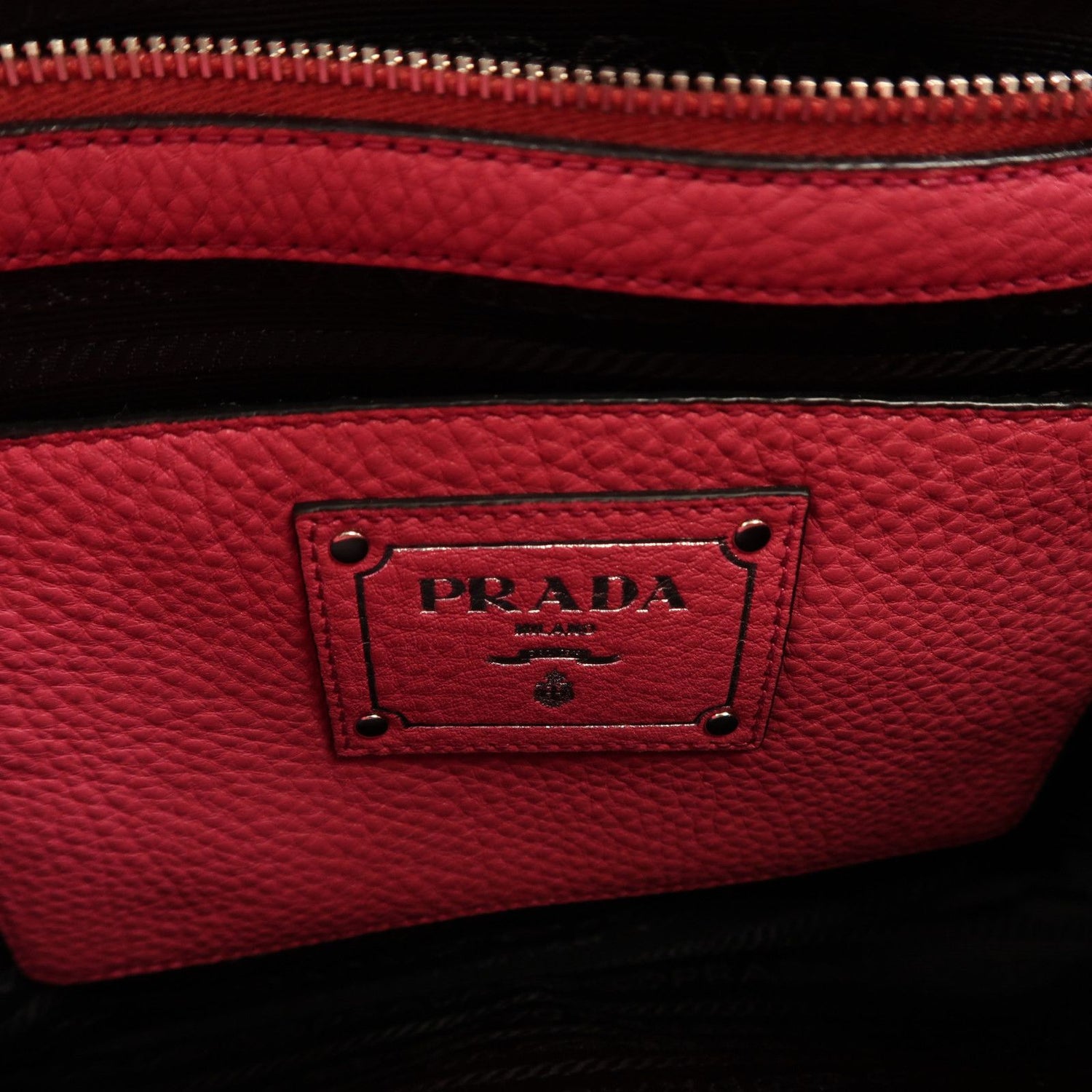 Prada Cowhide Leather Shoulder Bag 2way Shoulder Bag Pink Calfskin (cowhide) Bn 2853