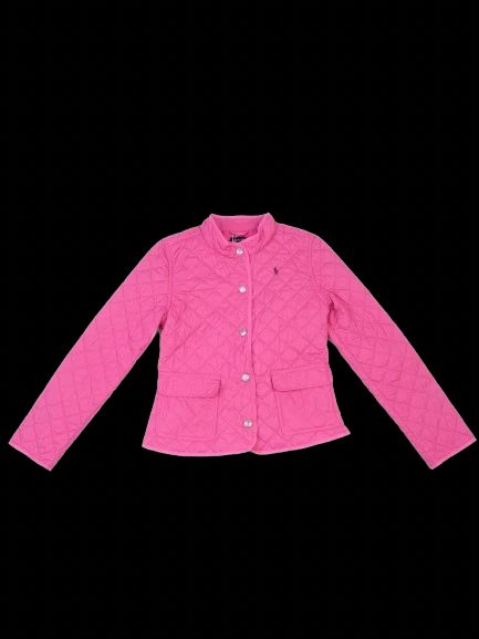 Excellent Ralph Lauren Pink Quilted Jacket Size 18 for Kids
