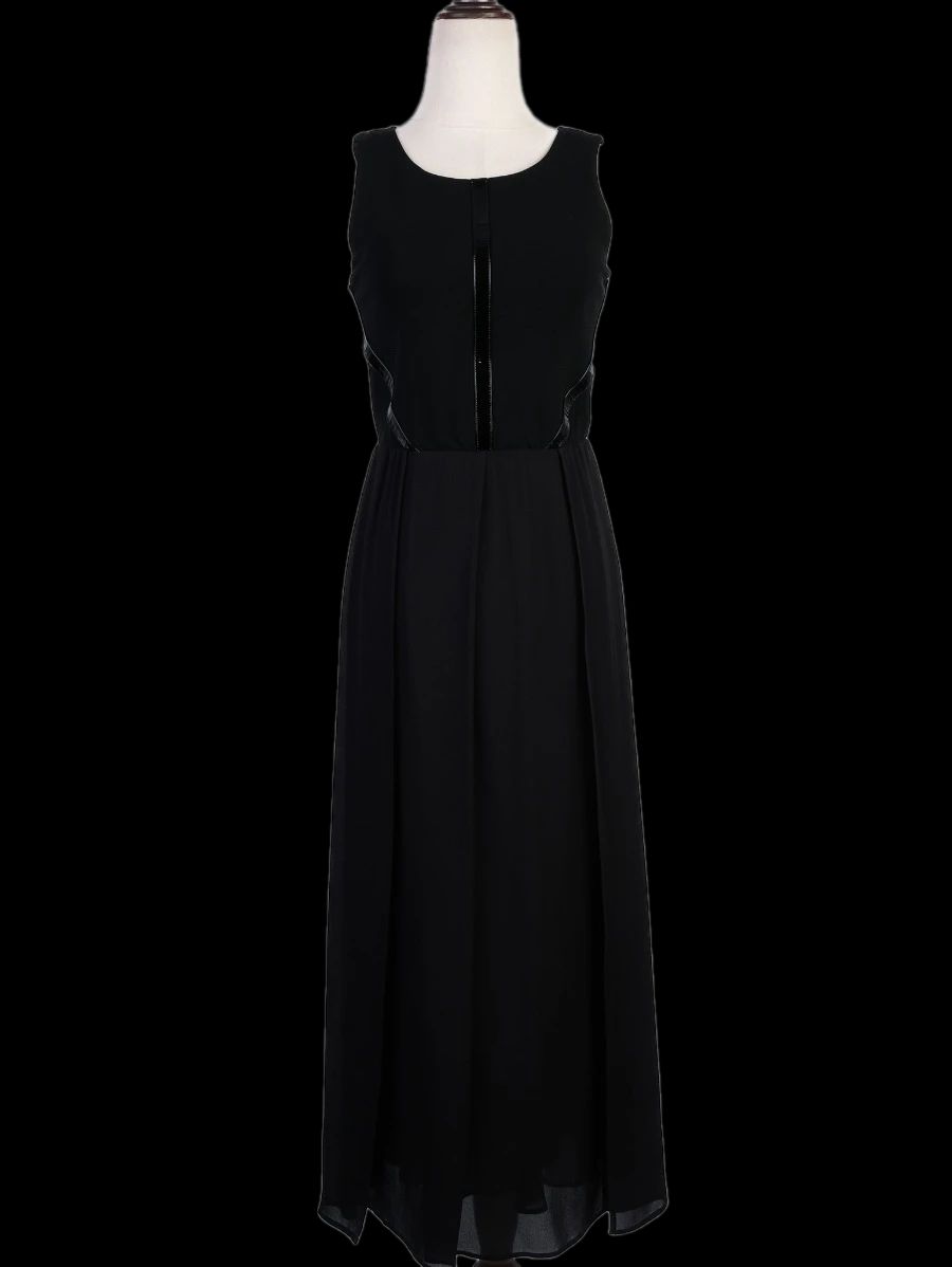 Sportmax Excellent Condition Black Sleeveless Dress Size S Viscose