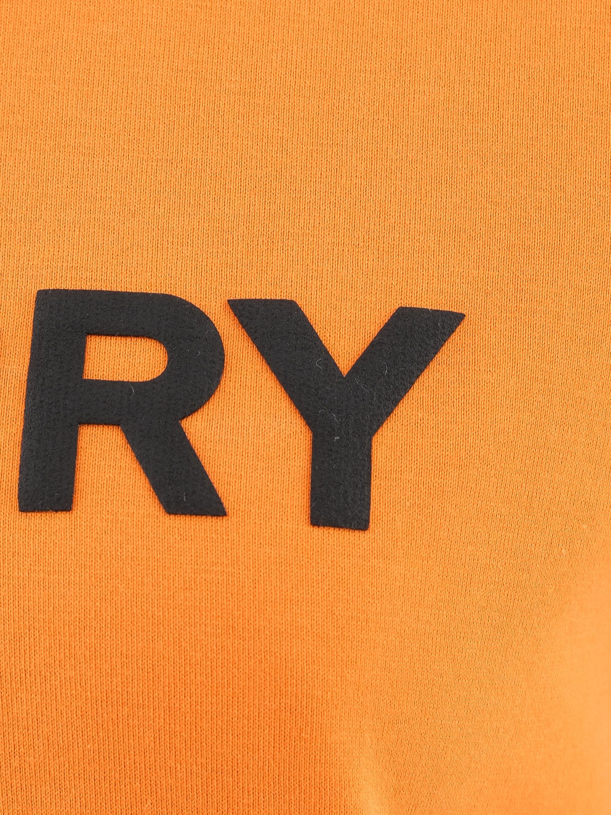 Excellent Burberry Orange T-Shirt Women Size S Cotton
