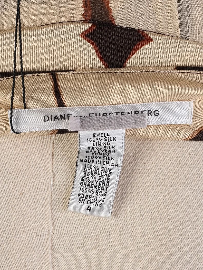 Excellent Diane von Furstenberg Strapless Polka Dot Dress Size S