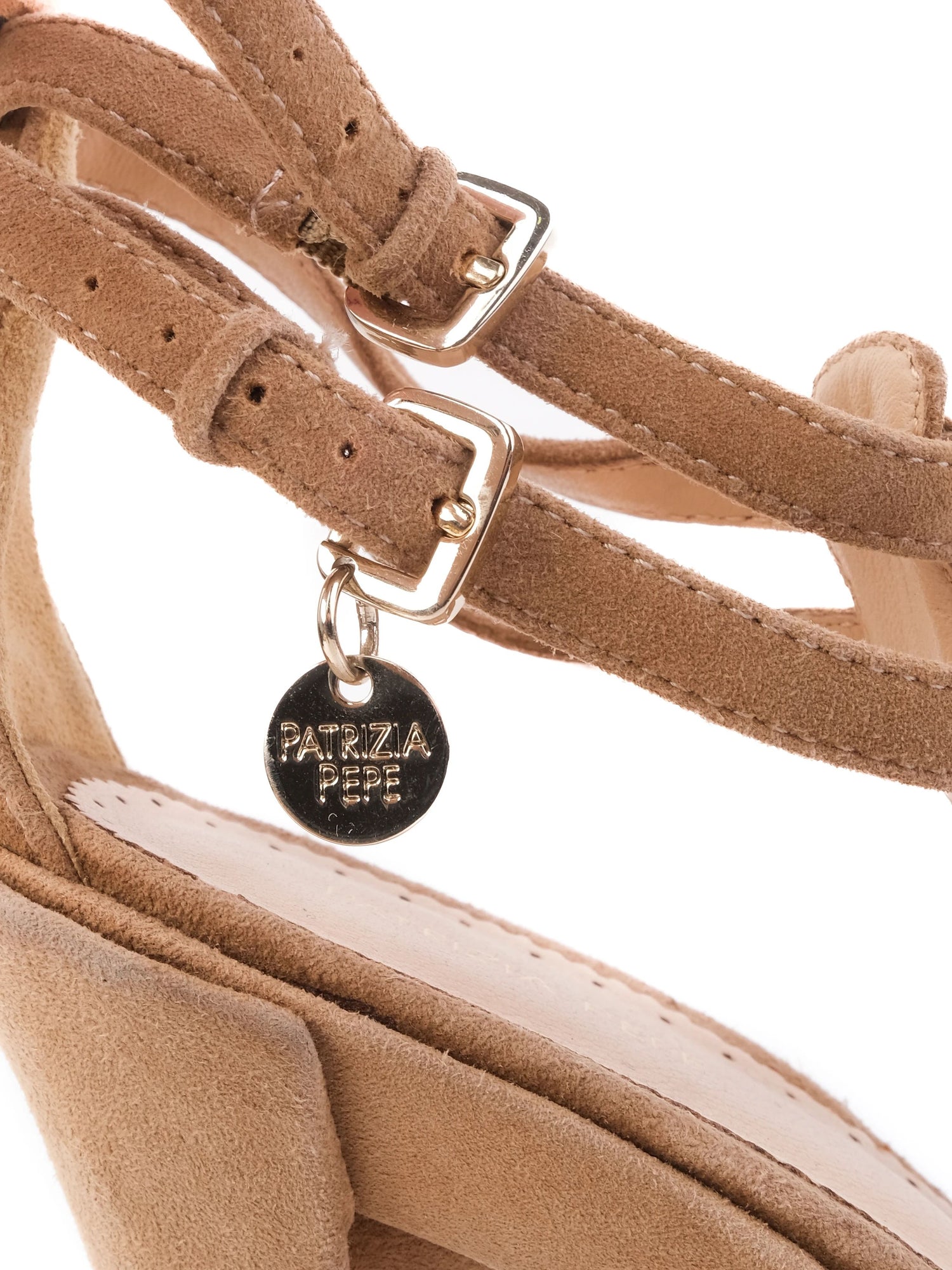 Excellent Patrizia Pepe Orange Leather High-Heeled Sandals Size 39