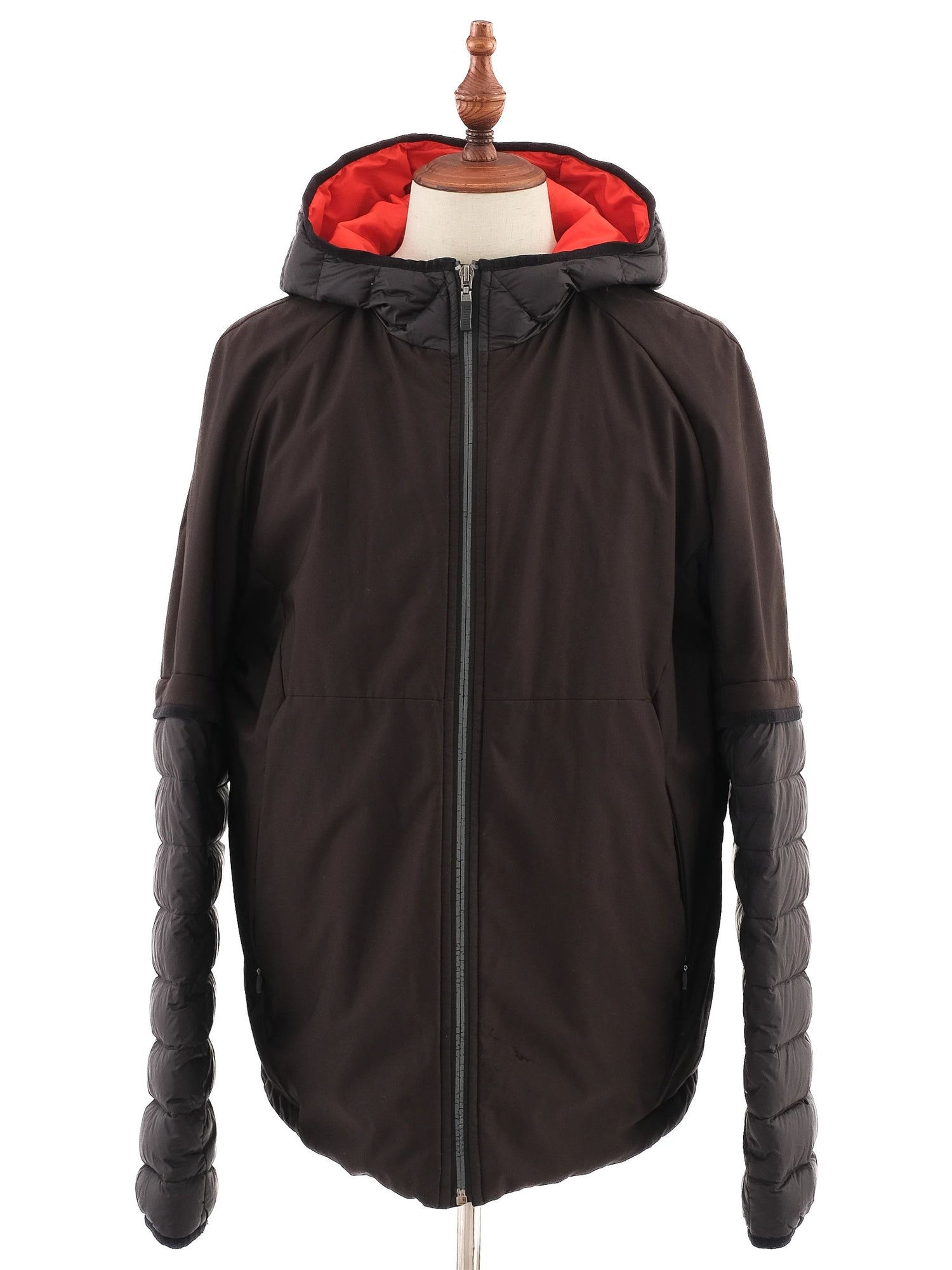 Excellent Hugo Boss Blue Hooded Jacket Size L Winter Outerwear