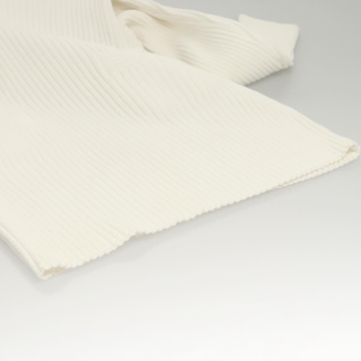 Chanel One Piece Knitted Fabrics White Cc Auth