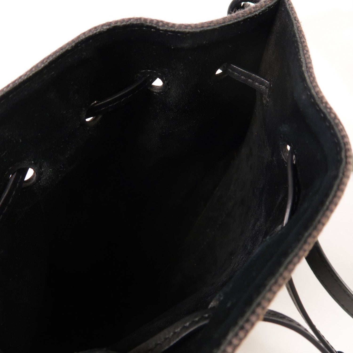Loewe Canvas Shoulder Bag Black Canvas