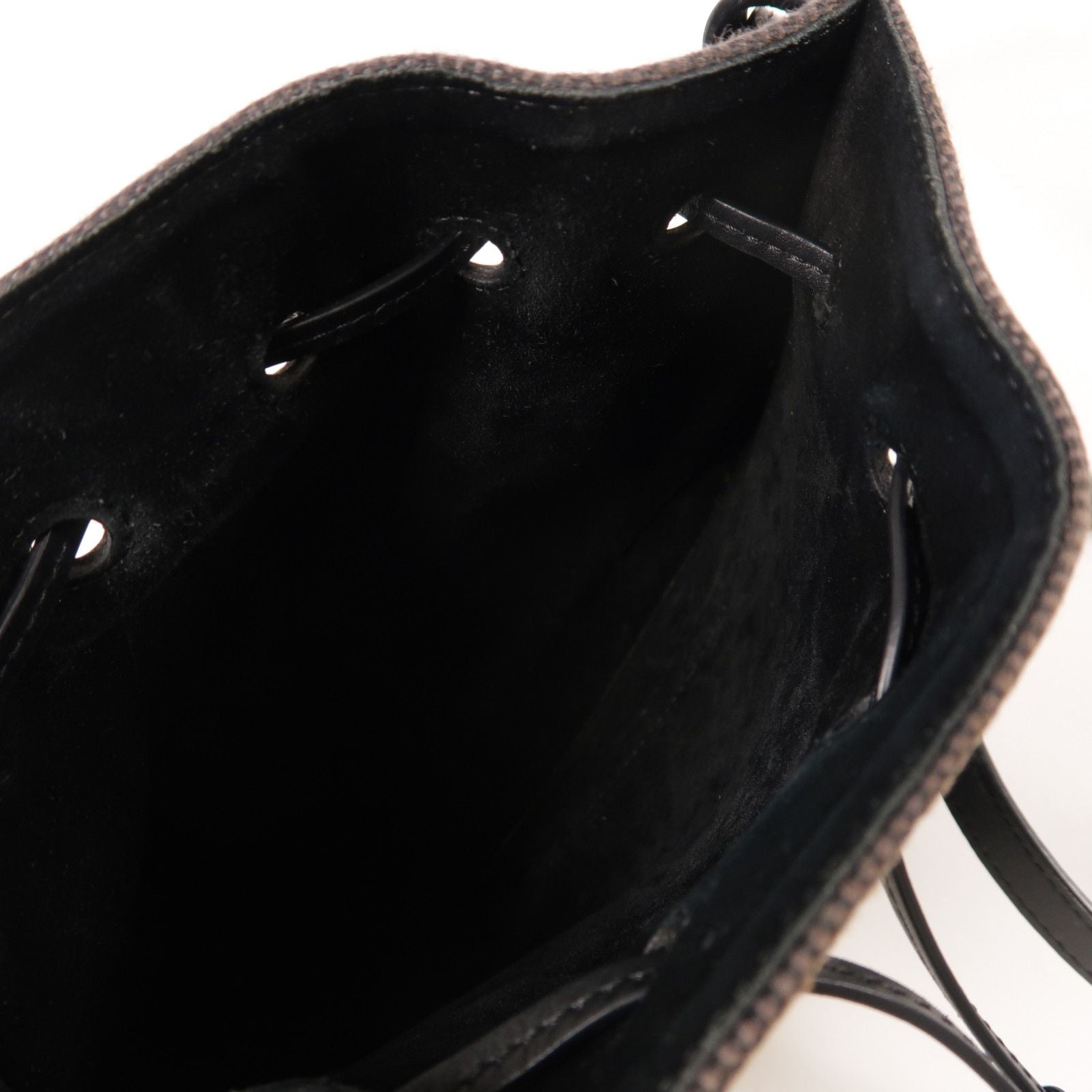 Loewe Canvas Shoulder Bag Black Canvas