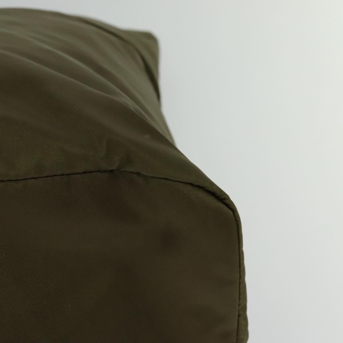 Prada Hand Bag Nylon 2way Khaki Auth