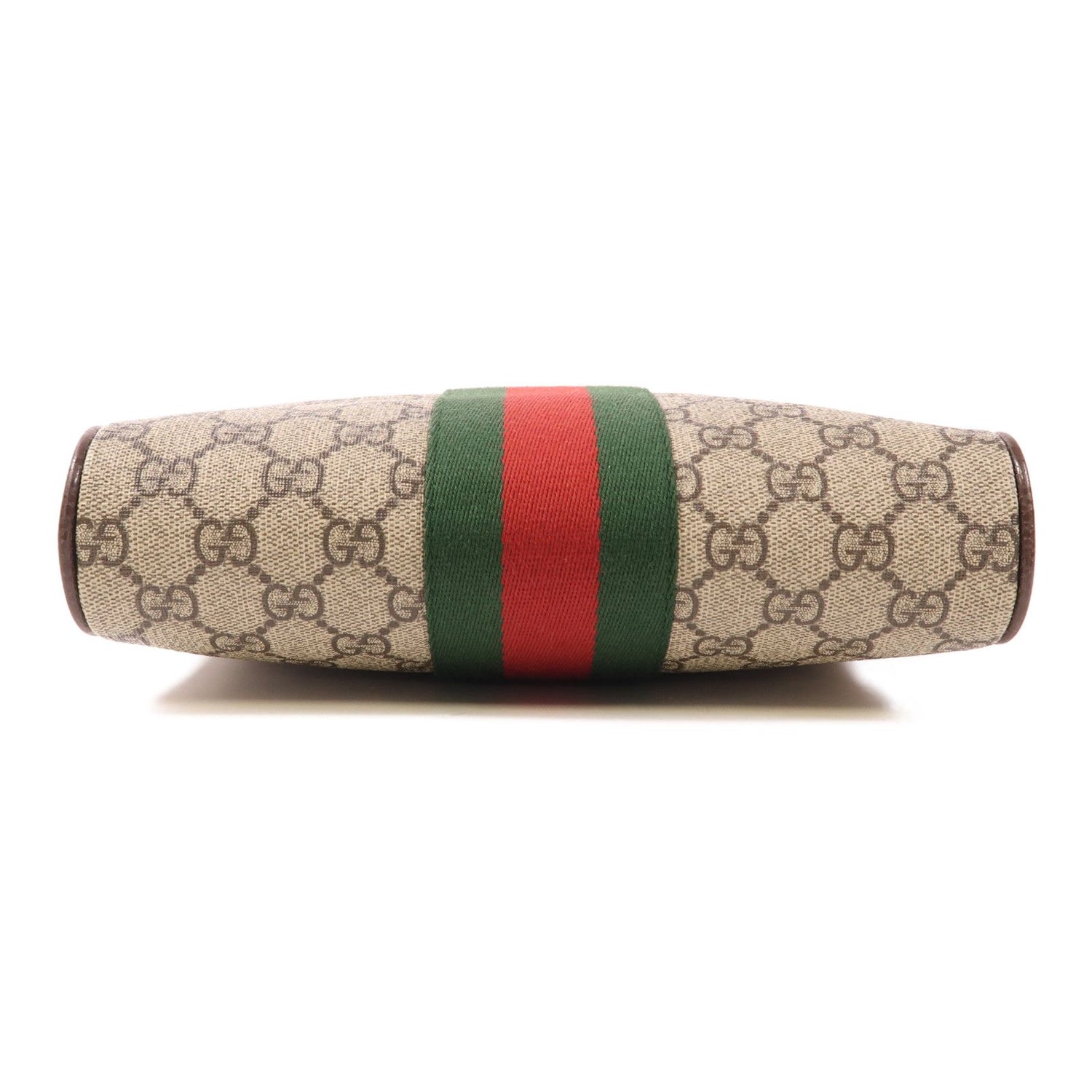 Gucci Painted Canvas Supreme Ophidia Small Messenger Golden Shoulder Bag Brown Pvc Coated Canvas 54792